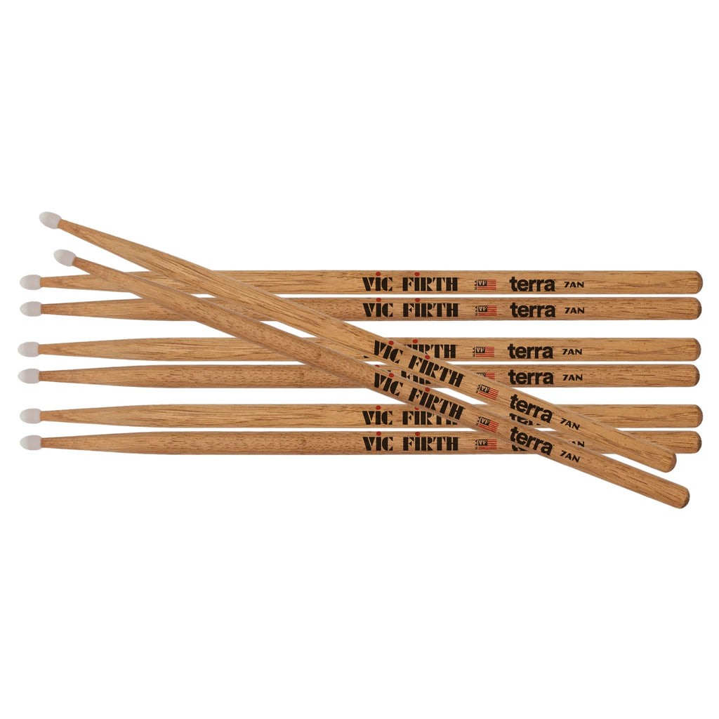 Vic Firth American Classic® 7ATN TerraTM Series 4pr Value Pack