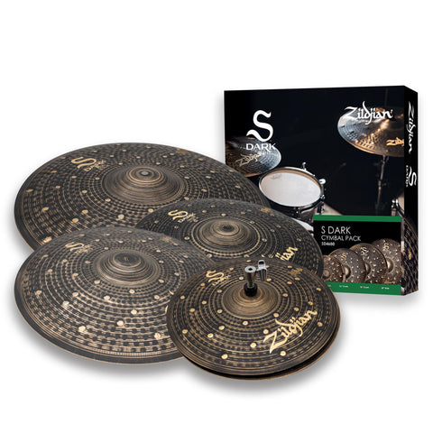 Zildjian S Family Dark Cymbal Set (14" Hats 16,18" Crash's, 20" Ride)