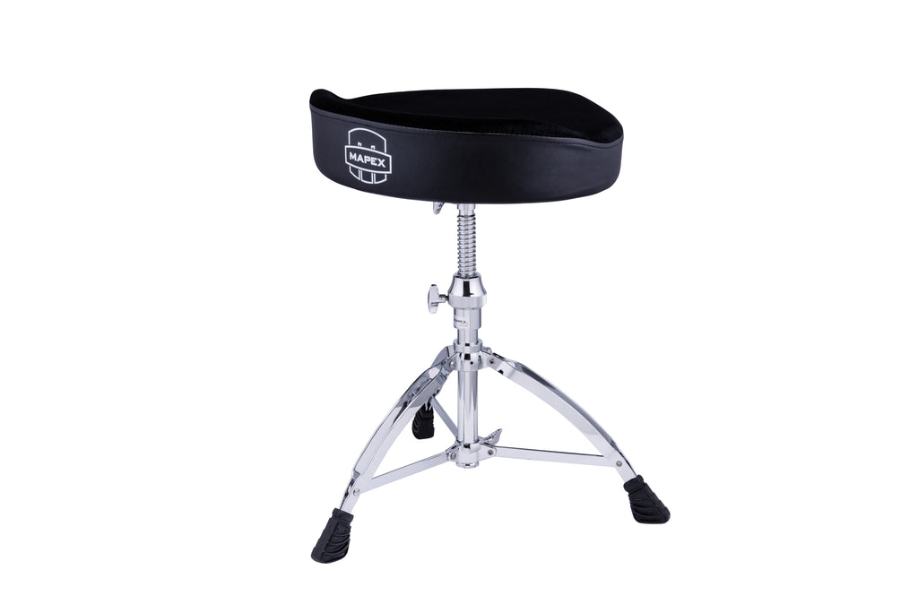 Mapex 600 Series Saddle Cloth Top Drum Throne T685 BW Drum Shop
