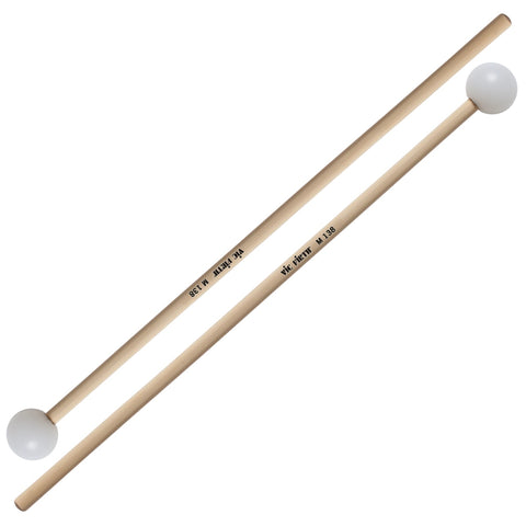 Vic Firth Orchestral Series M138 Medium Poly Brass Keyboard Mallets - VF-M138