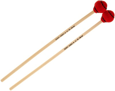 Vic Firth Terry Gibbs Hard Red Cord Signature Keyboard Mallets - VF-M33