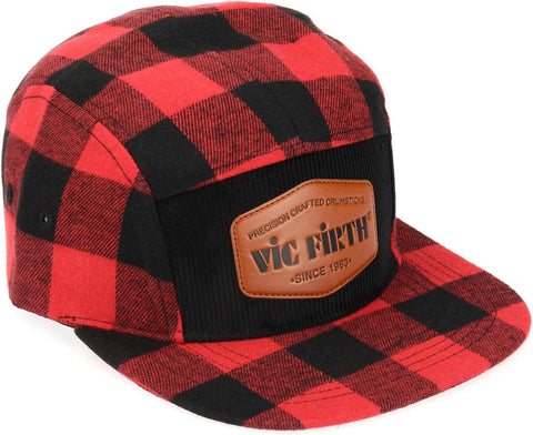 Vic Firth Ltd Flannel 5 Panel Camp Hat