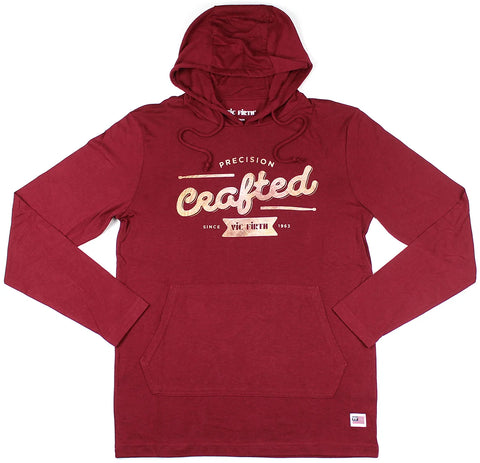 Vic Firth Lightweight Precision Crafted Red Hoodie