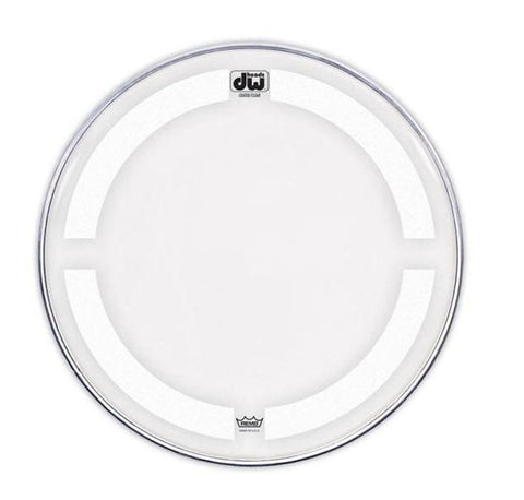 DW Coated Clear Bass Drum Head