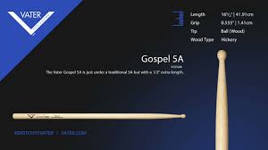 Vater VGS5AW Gospel 5A Drum Stick