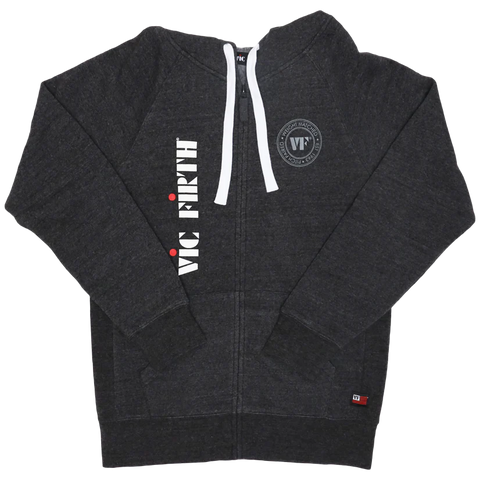 Vic Firth Zip Up Logo Hoodie