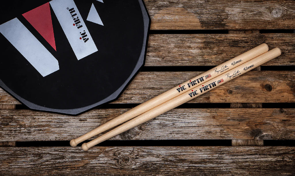 Vic Firth Corpsmaster Roger Carter Signature Series Snare Drum Sticks - VF-SRC