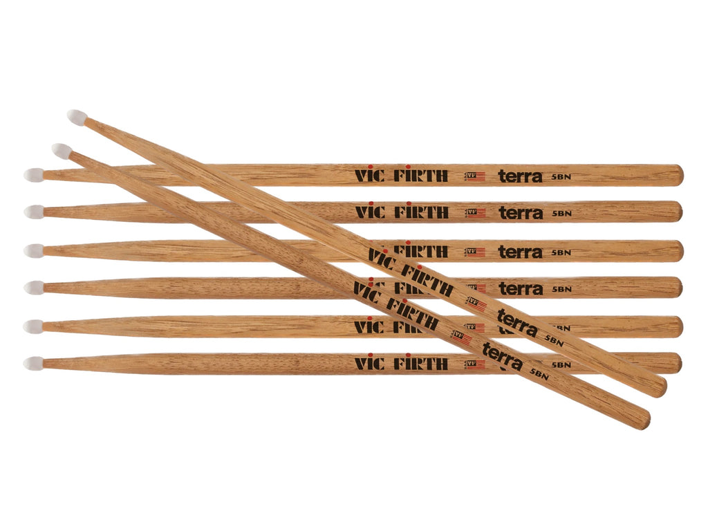 Vic Firth American Classic® 5BTN TerraTM Series 4pr Value Pack