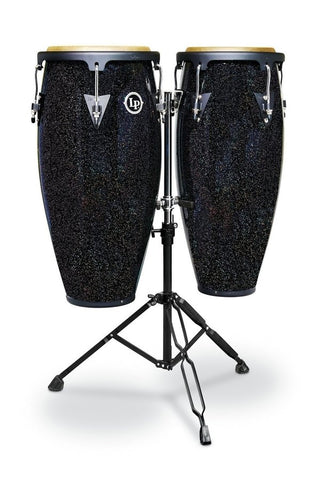 Latin Percussion LPA646-BM Aspire Conga set Black Magic