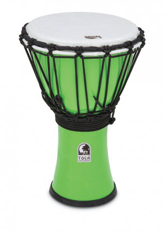 Toca TFCDJ-7PG 7” Djembe Freestyle Colorsound Pastel Green Djembe