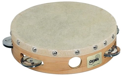 GEWA 841.305 Traditional 8" Tambourine with Shells