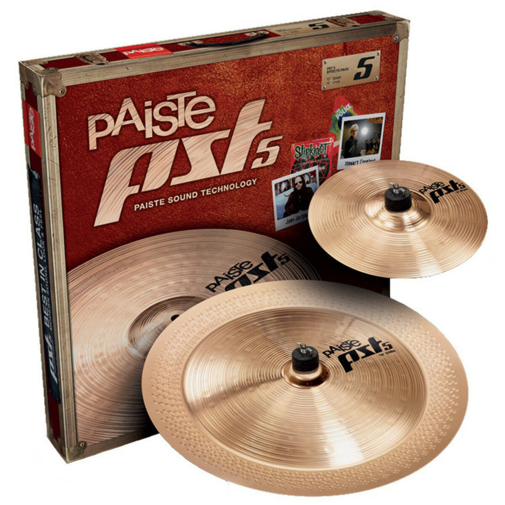 Paiste PST 5 Series Effects Pack  (10 Splash  / 18 China ) PST5NFXPACK