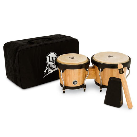 This is a picture of a LP Aspire Bongo Kit Natural