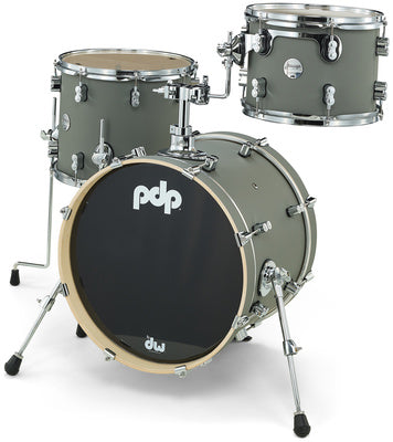 PDP by DW Concept Maple Satin Pewter PDCM18BPSP (Shells Only) 18/12/14 Bop Drum Kit