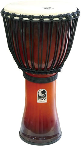 Toca Djembe Freestyle Rope Tuned African Sunset SFDJ-12AFS