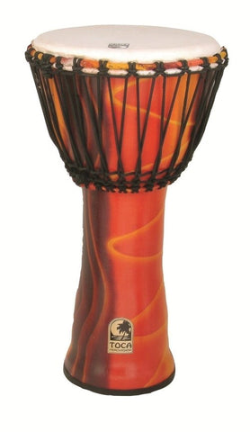 Toca SFDJ-12F Freestyle  12" Rope Tuned Djembe in Fiesta