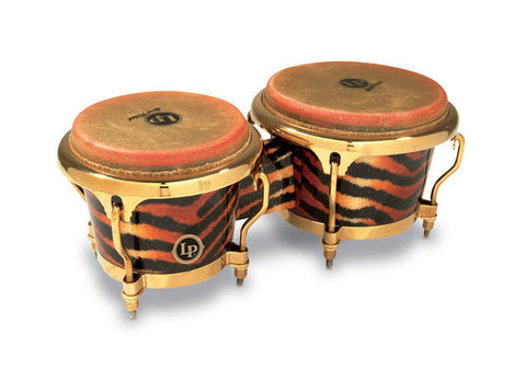 LP LP201AX-2RR Raul Rekow Signature Bongos - Tiger Print - LP201AX-2RR