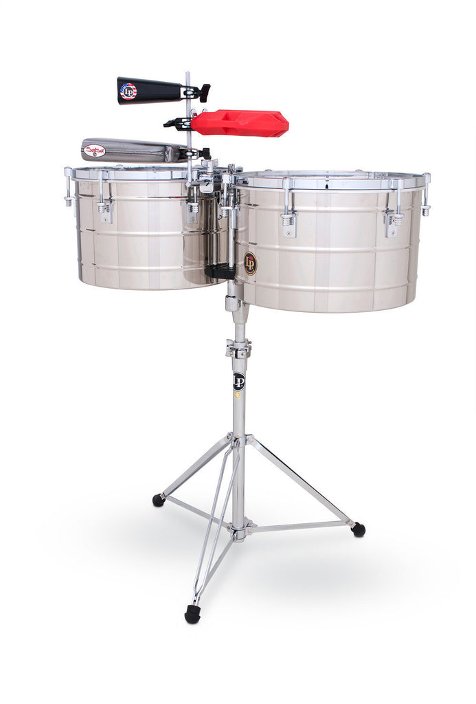 早割 リフト券 Timbales Puente Tito LP 15'' BW | Steel Stainless 16'' & パーカッション・打楽器