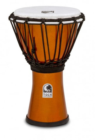 Toca TFCDJ-7MO 7” Freestyle Colorsound Metallic Orange Djembe