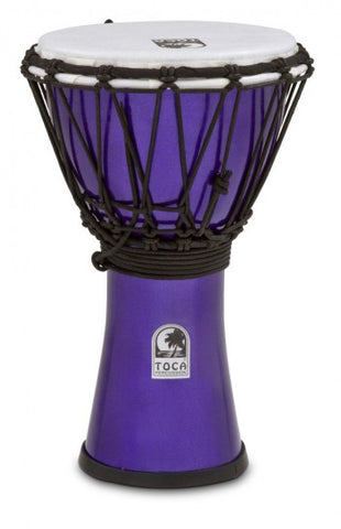 Toca TFCDJ-7MI 7” Freestyle Colorsound Metallic Indigo Djembe