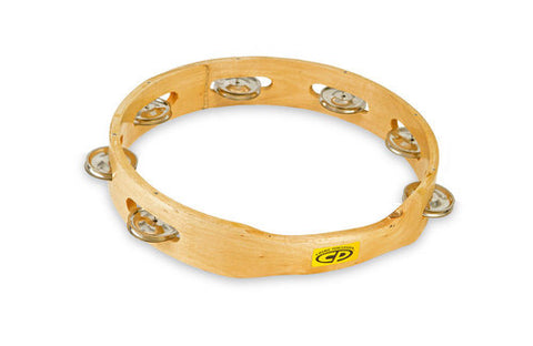 Latin Percussion CP389 CP 10" Headless Single-Row Wood Tambourine