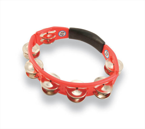 Latin Percussion LP151 hand held Cyclop Tambourine (Red)
