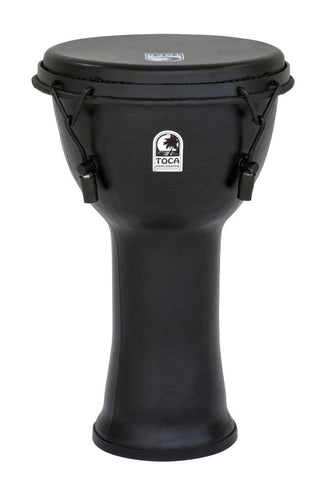 Toca Freestyle Mechanically Tuned 9" Djembe Black Mamba SFDMX-9BM
