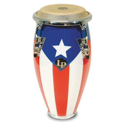 Latin Percussion Conga Mini Tunable Puerto Rican Flag LPM198-PR