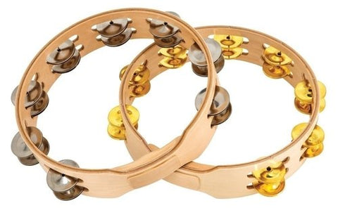 Latin Percussion LP382-A Accent Double Row row 10" Tambourine (Aluminium Jingles)