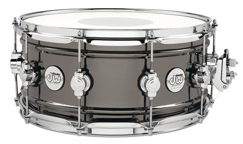 DW Design Series 14"x6" Black Brass Snare Drum