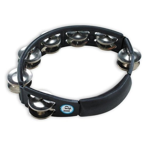 Latin Percussion LP150 hand held Cyclop Tambourine (Black)