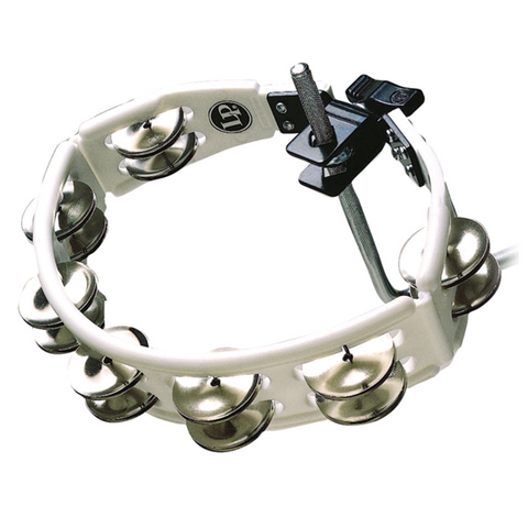 Latin Percussion Cyclops Mountable Tambourine - LP162 - White