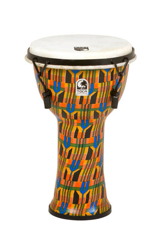 Toca Freestyle Mechanically Tuned 9" Djembe Kente Cloth SFDMX-9K