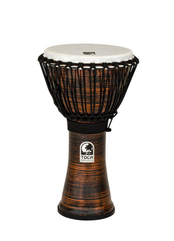 Toca Freestyle II Rope Tuned 10" Djembe in Spun Copper TF2DJ-10SC