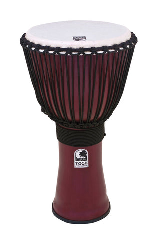 Toca Freestyle II Rope Tuned 14" Djembe Dark Red TF2DJ-14RB