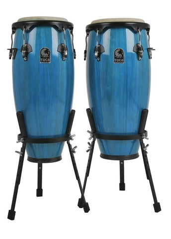 Toca Synergy Series Conga Set 10" & 11" Bahama Blue 2300BB-B