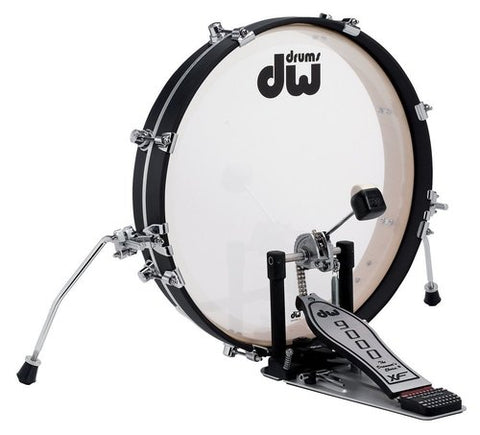 DW Design Series 20"x2.5" Maple Pancake Bass Drum In Flat Black