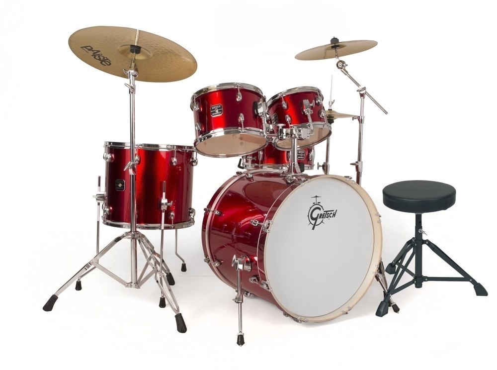 Gretsch Energy 20"  Drum Kit inc Hats, Crash and Ride Cymbals