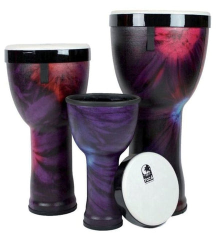 Toca Freestyle II Nesting Drums Set Of 3 Woodstock Purple TF2ND-3PCWP