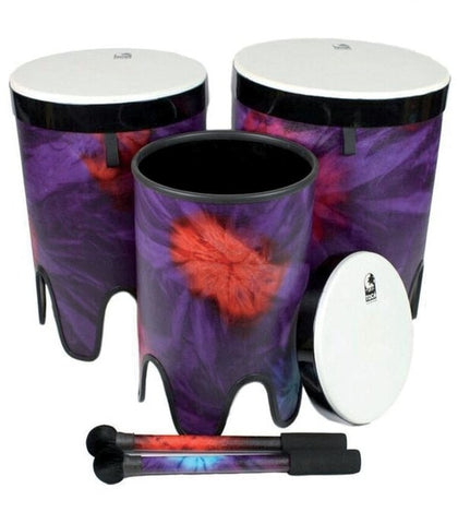 Toca Freestyle II Set of 3 Nesting Drums Tom Tom Woodstock Purple TF2NT-3PCWP