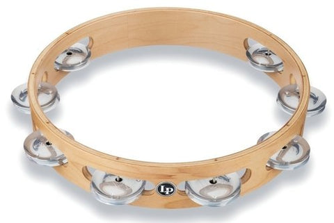 Latin Percussion LP380A-AL Single row 10" Professional Tambourine (Aluminium Jingles)