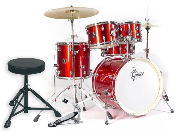 Gretsch Energy 20" Fusion Drum Kit Inc 2pc Cymbal Set