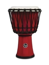 Latin Percussion LP1607RD 7-inch Rope Tuned Circle World Djembe (Red)