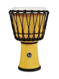 Latin Percussion LP1607YL 7-inch Rope Tuned Circle World Djembe (Yellow)