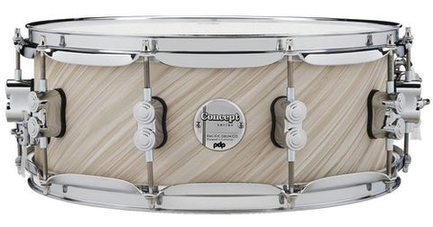 PDP by DW Concept Maple Snare Drum 14x5.5" Twisted Ivory PDCM5514STI