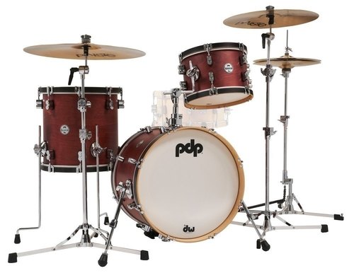 PDP by DW Concept Classic Wood Hoop 18" Bop Shell set Ox Blood
