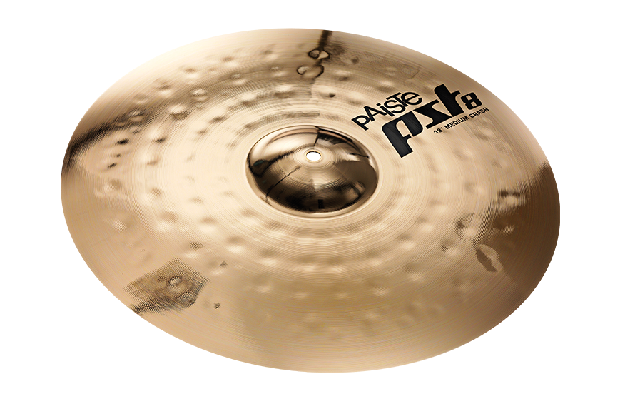 Paiste PST 8 Reflector 16 Medium Crash Cymbal PST8MCR16 BW Drum