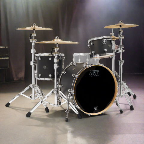 DW Performance Series 3pc 22" Shell Pack - Ebony Stain