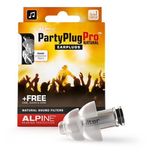 Alpine PartyPlug Pro Earplugs (Natural) - EARPARTYPRO