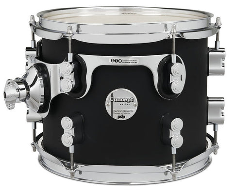 PDP by DW Concept Maple 10x8" Tom Tom In Satin Black